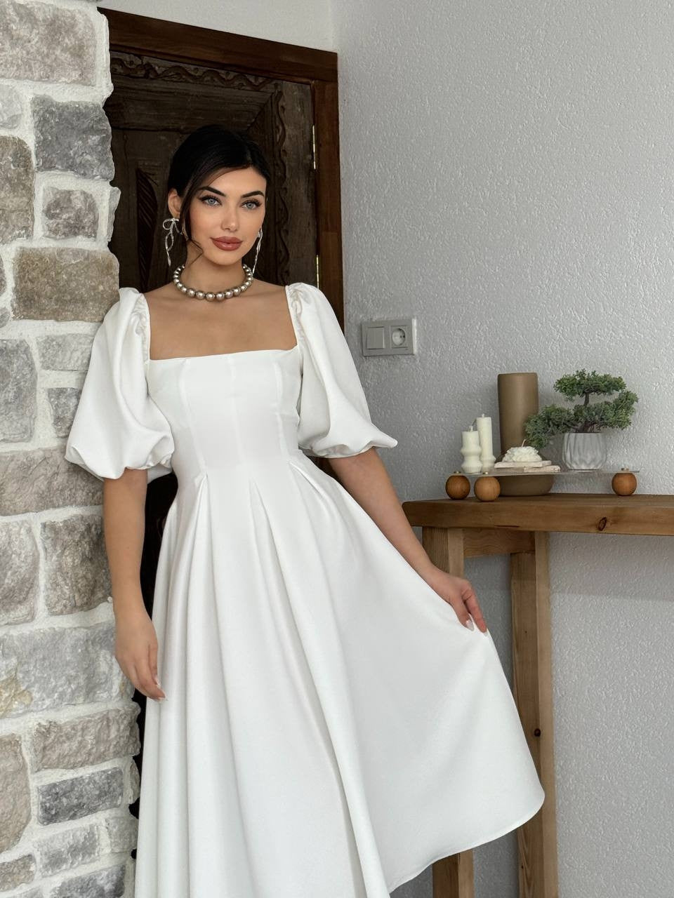 Midikleid mit Benjamin Bell-Rock 