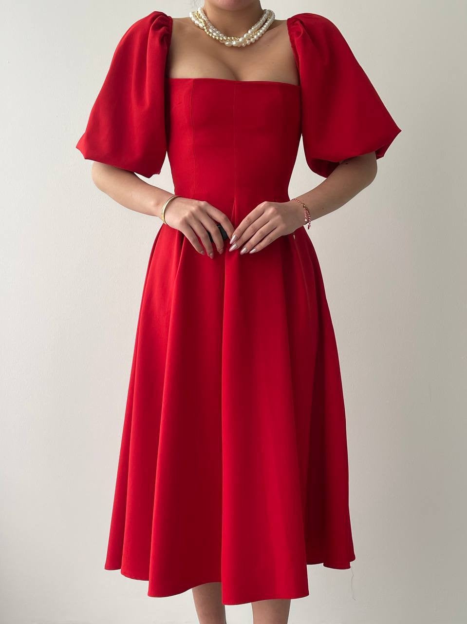 Midikleid mit Benjamin Bell-Rock 