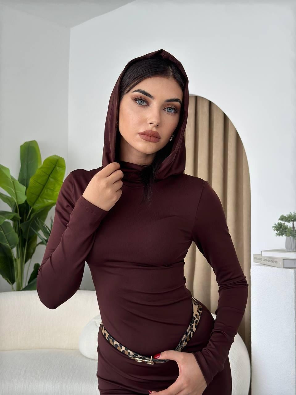 Capped Kapüşonlu Elbise