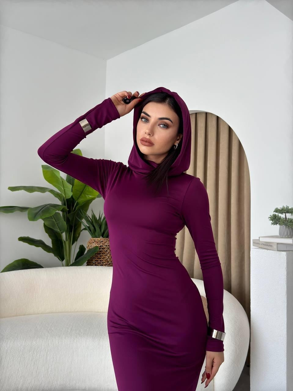 Capped Kapüşonlu Elbise