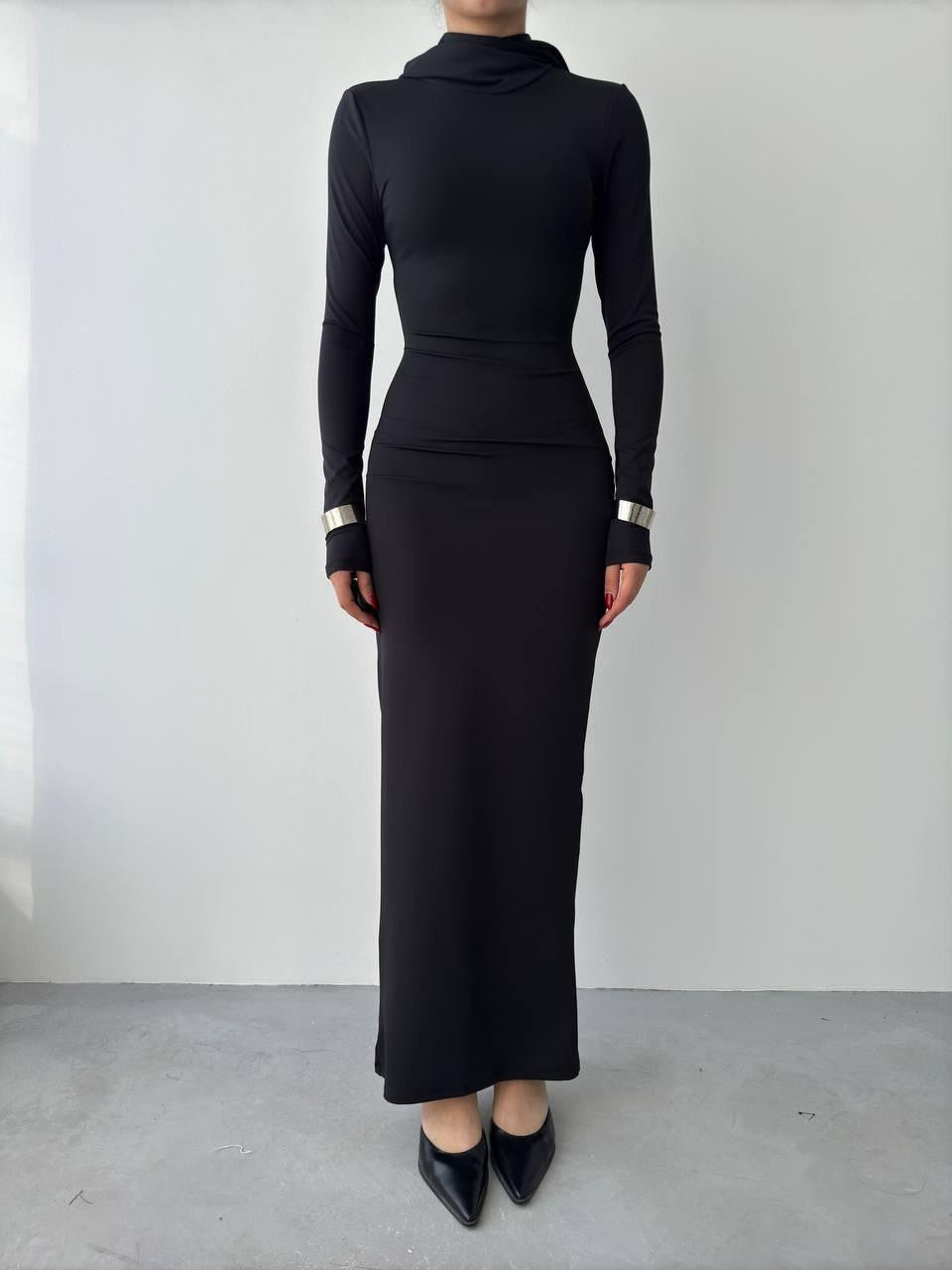Kleid mit Kapuze 