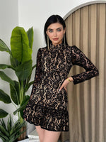 Berühmtes Minikleid aus Spitze 