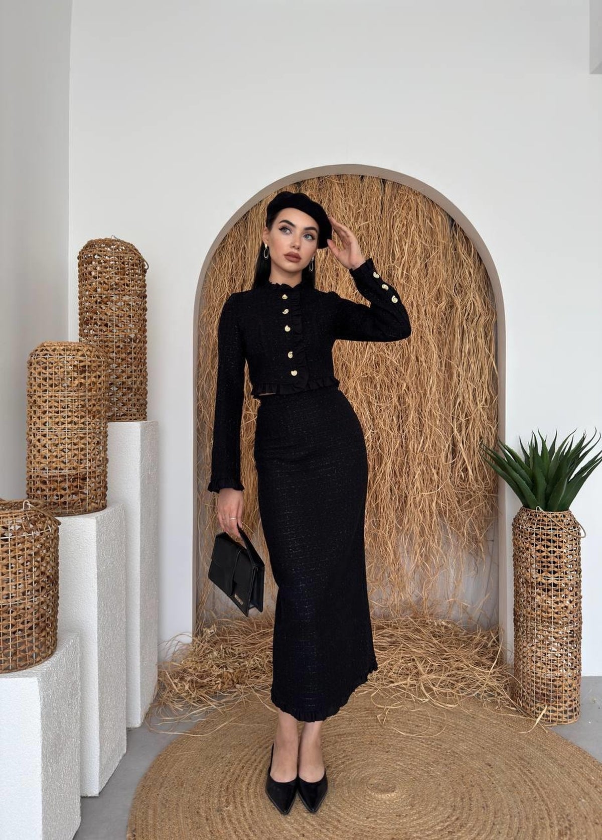 Felici Düğme Detaylı Takım
