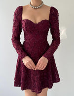 Fers Çiçek Detay Elbise