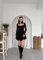 Fers Çiçek Detay Elbise