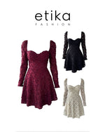 Fers Çiçek Detay Elbise