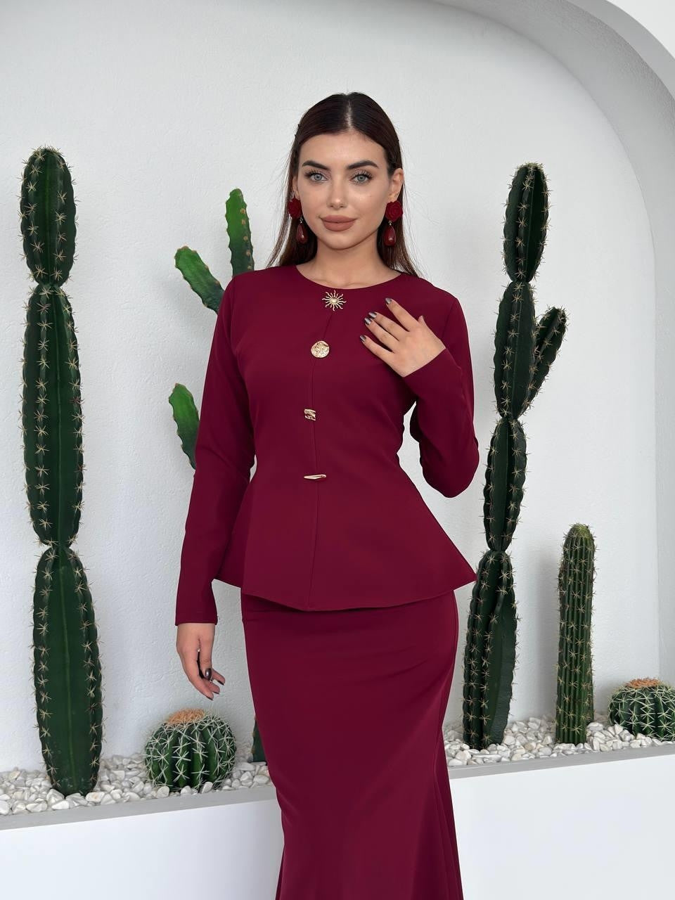 Hafa Düğme Detaylı Takım