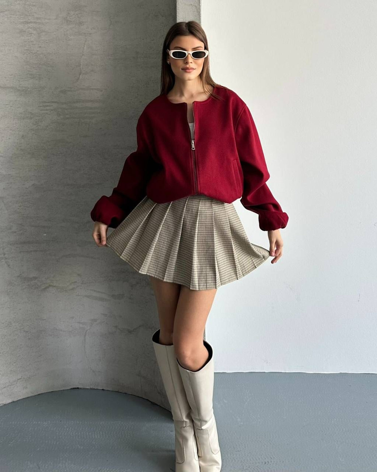 İÇİ PELUŞ KRUVEZE SÜET CEKET