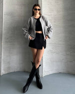 İÇİ PELUŞ KRUVEZE SÜET CEKET