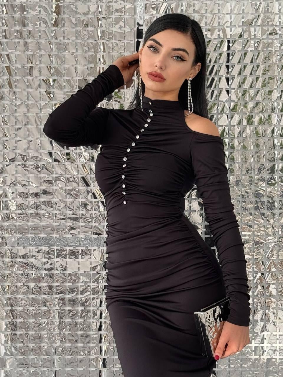Schulterfreies Kleid Irvine 