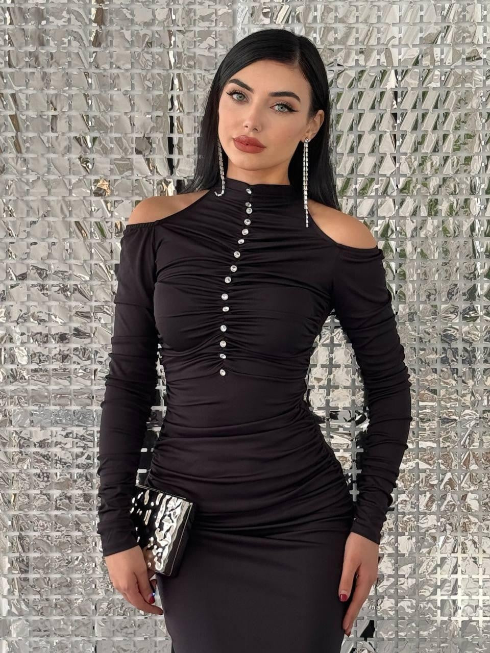 Schulterfreies Kleid Irvine 