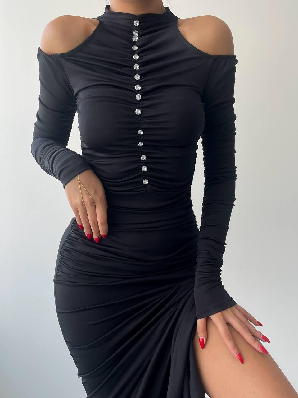Schulterfreies Kleid Irvine 