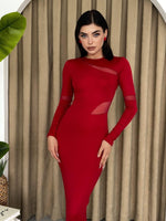 Jaguar Tül Detaylı Elbise