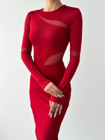 Jaguar Tül Detaylı Elbise