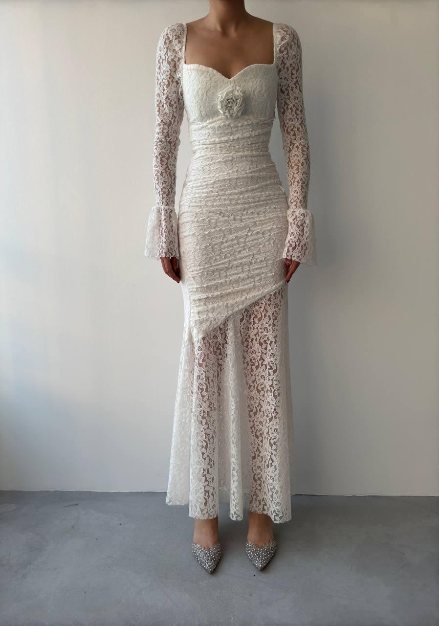 Joha – Kleid mit Rosendetail