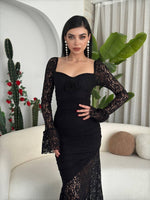 Joha – Kleid mit Rosendetail 