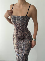 Kisha Kleid mit Seilträgern 