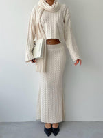 Laon Schal-Strickset 