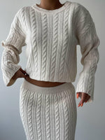 Laon Schal-Strickset 