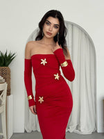 Lerte Straplez Elbise