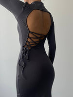 Major Sırt Bağlamalı Elbise