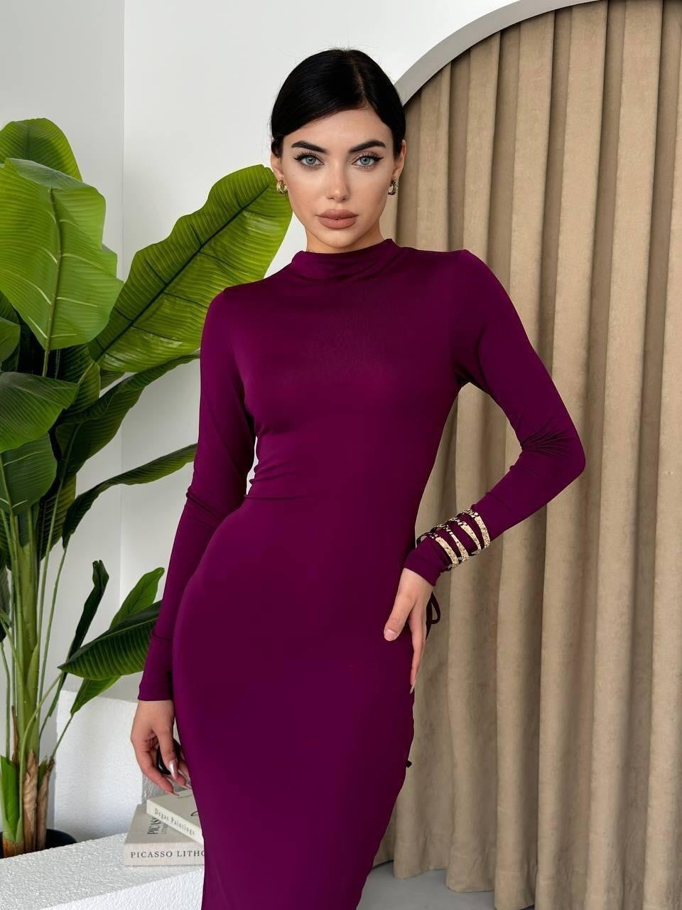 Major Sırt Bağlamalı Elbise