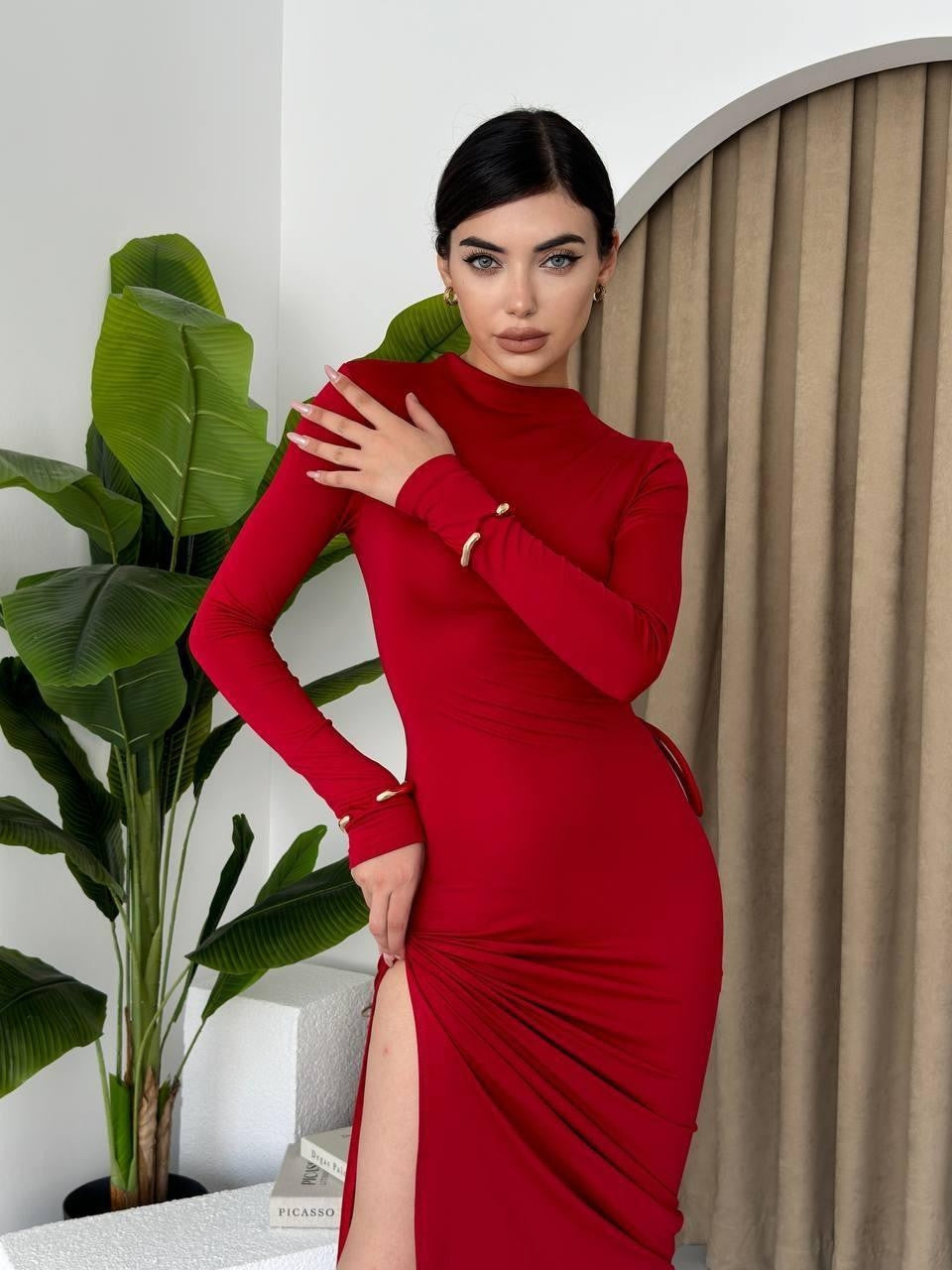 Major Sırt Bağlamalı Elbise