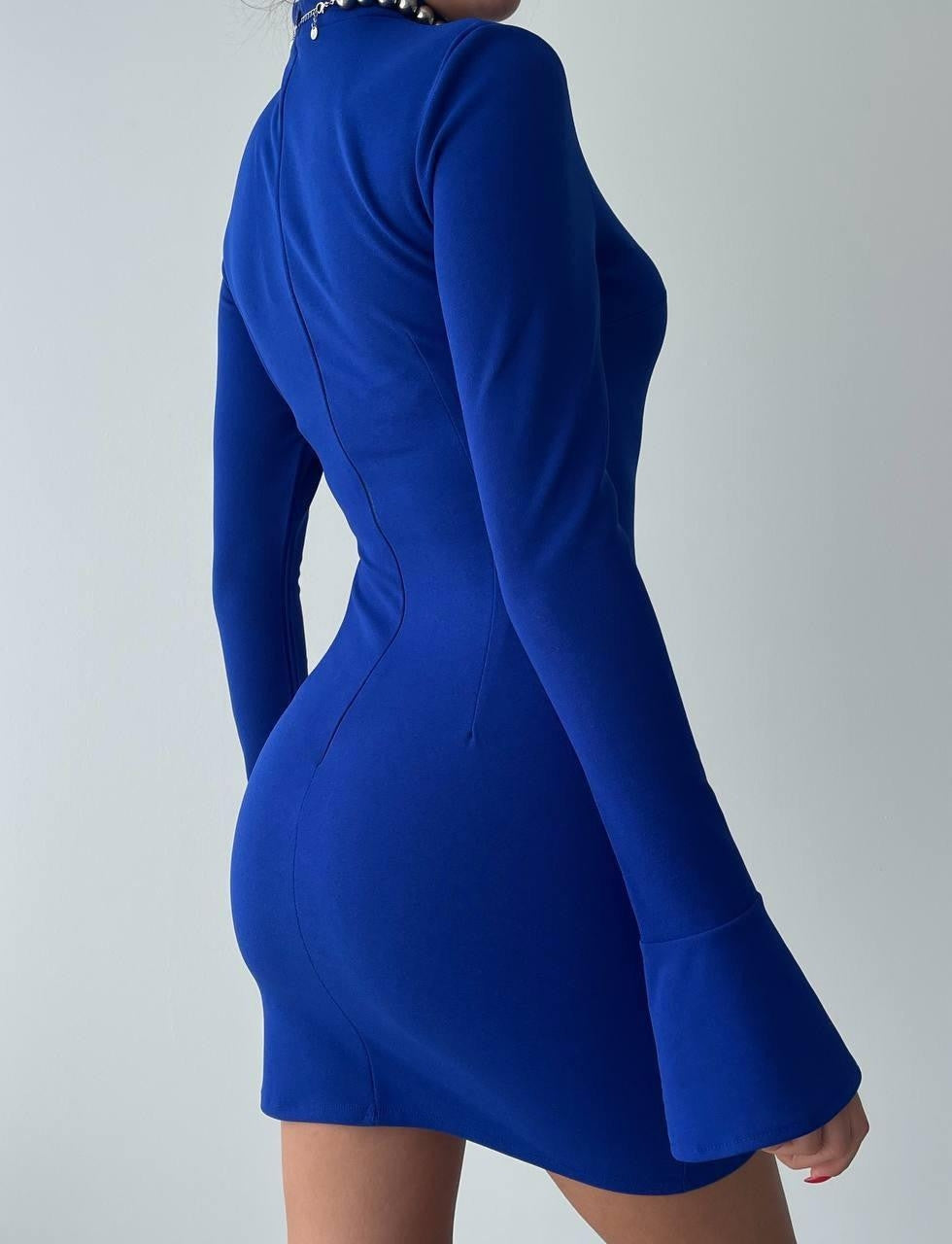 Melun Cepli Mini Elbise