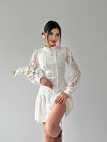 Messana Kleid mit Knopfdetail