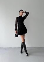 Messana Kleid mit Knopfdetail 