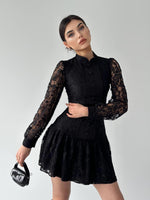 Messana Kleid mit Knopfdetail 