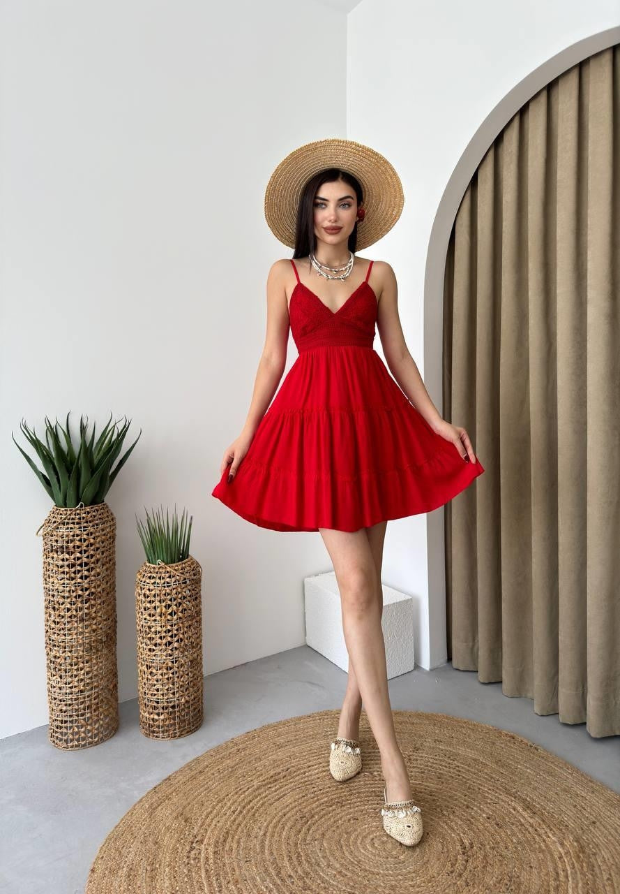 Nivel Plisseekleid 