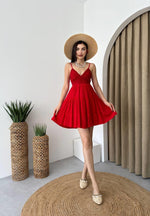 Nivel Plisseekleid 
