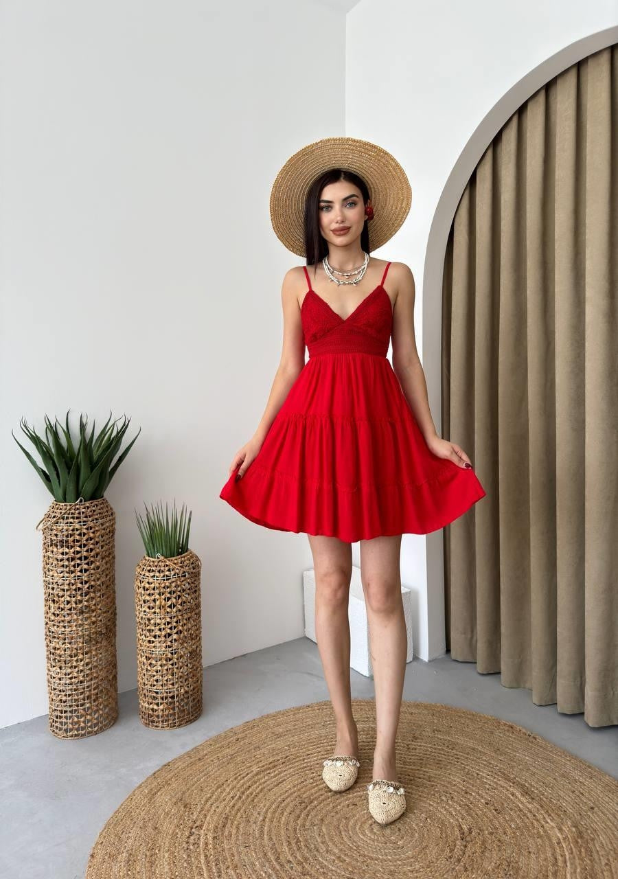 Nivel Plisseekleid 