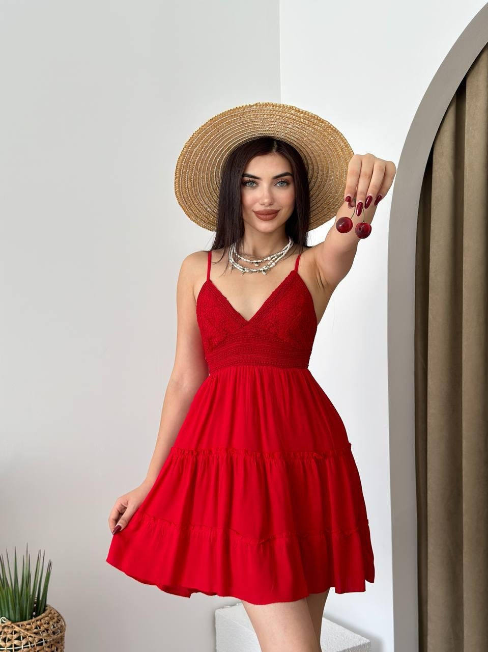 Nivel Plisseekleid 