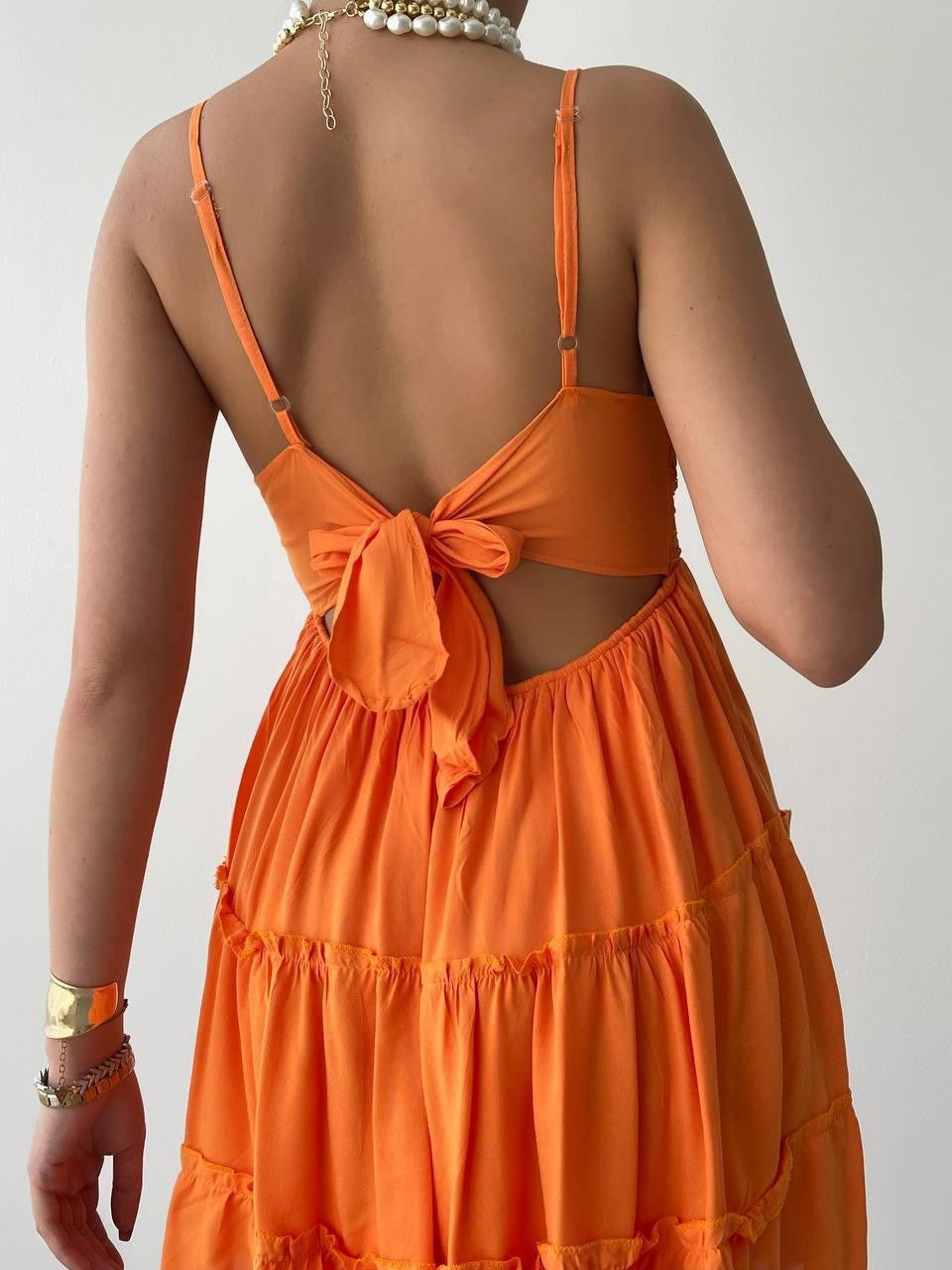 Nivel Plisseekleid 