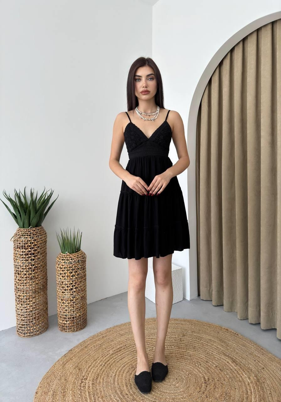 Nivel Plisseekleid 
