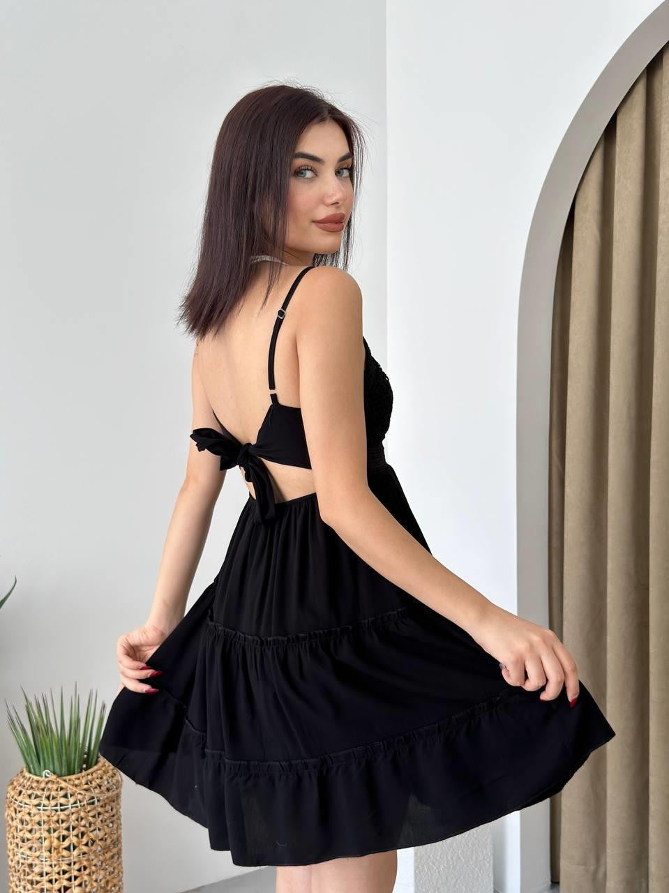 Nivel Plisseekleid 