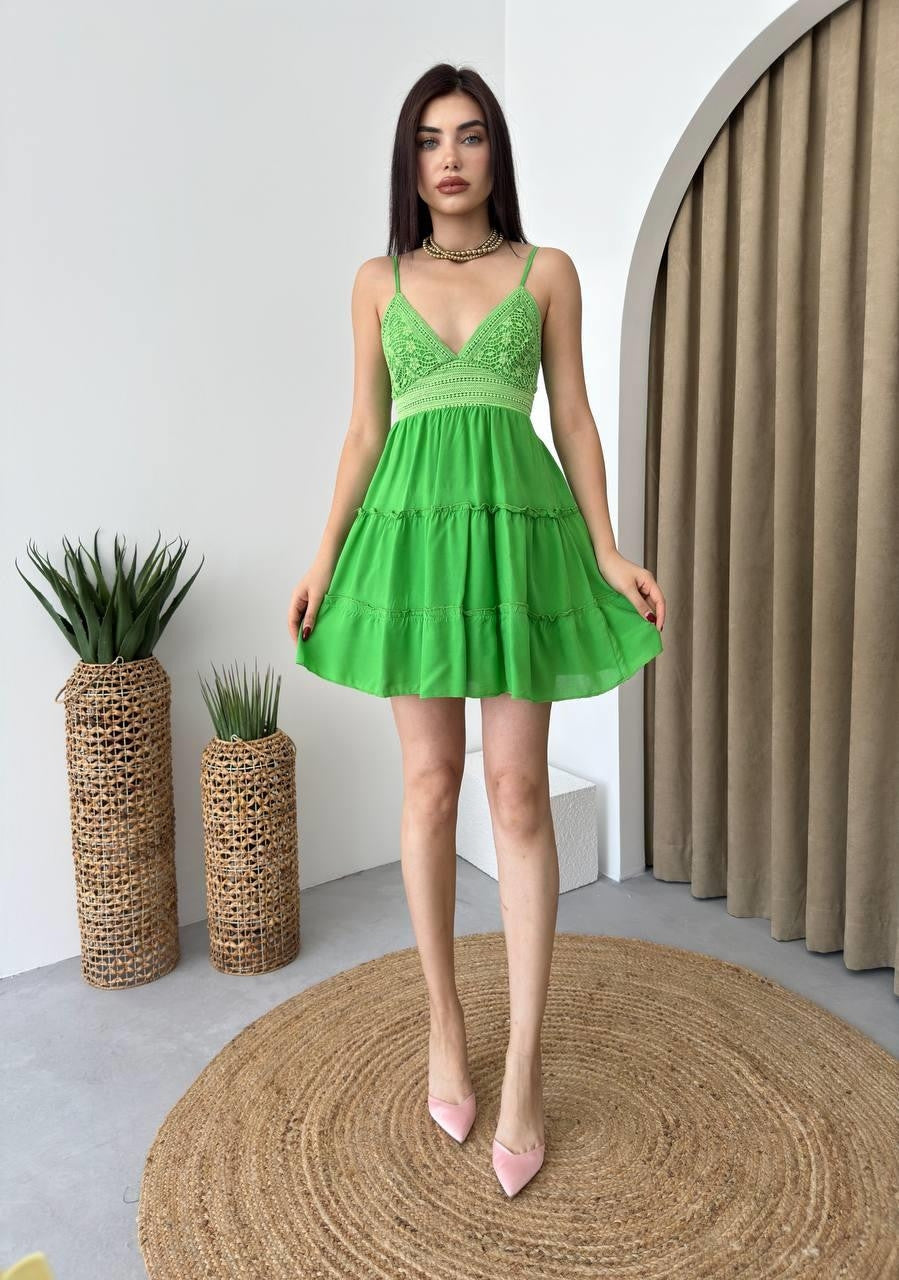 Nivel Plisseekleid 