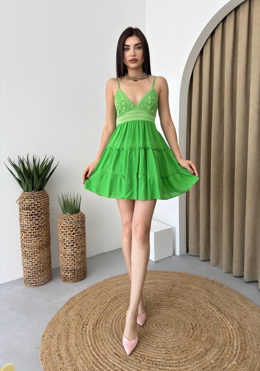 Nivel Plisseekleid 