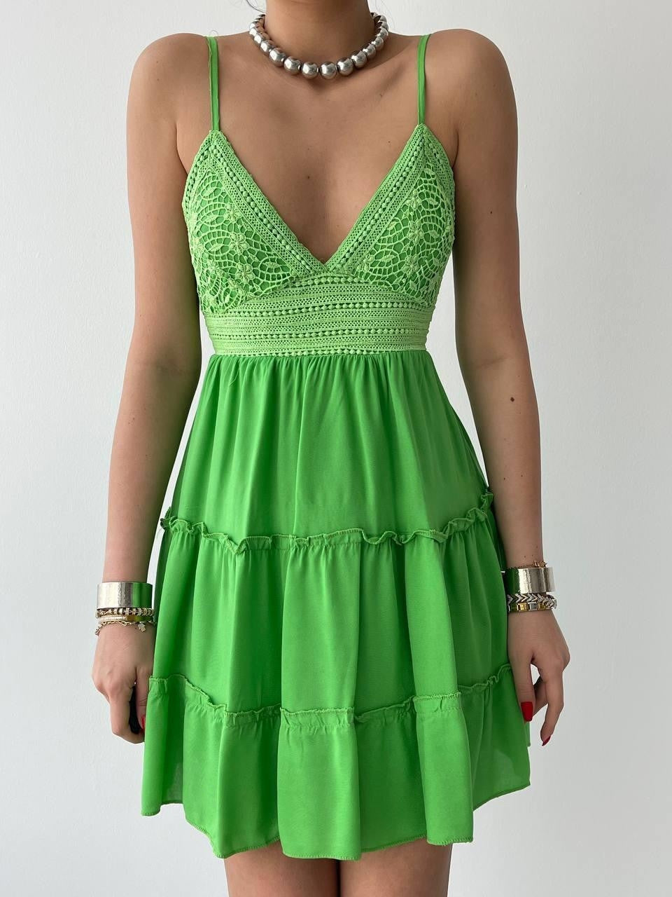 Nivel Plisseekleid 