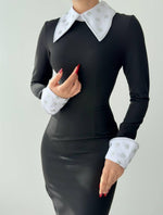 Noslen Baby-Kragenkleid 