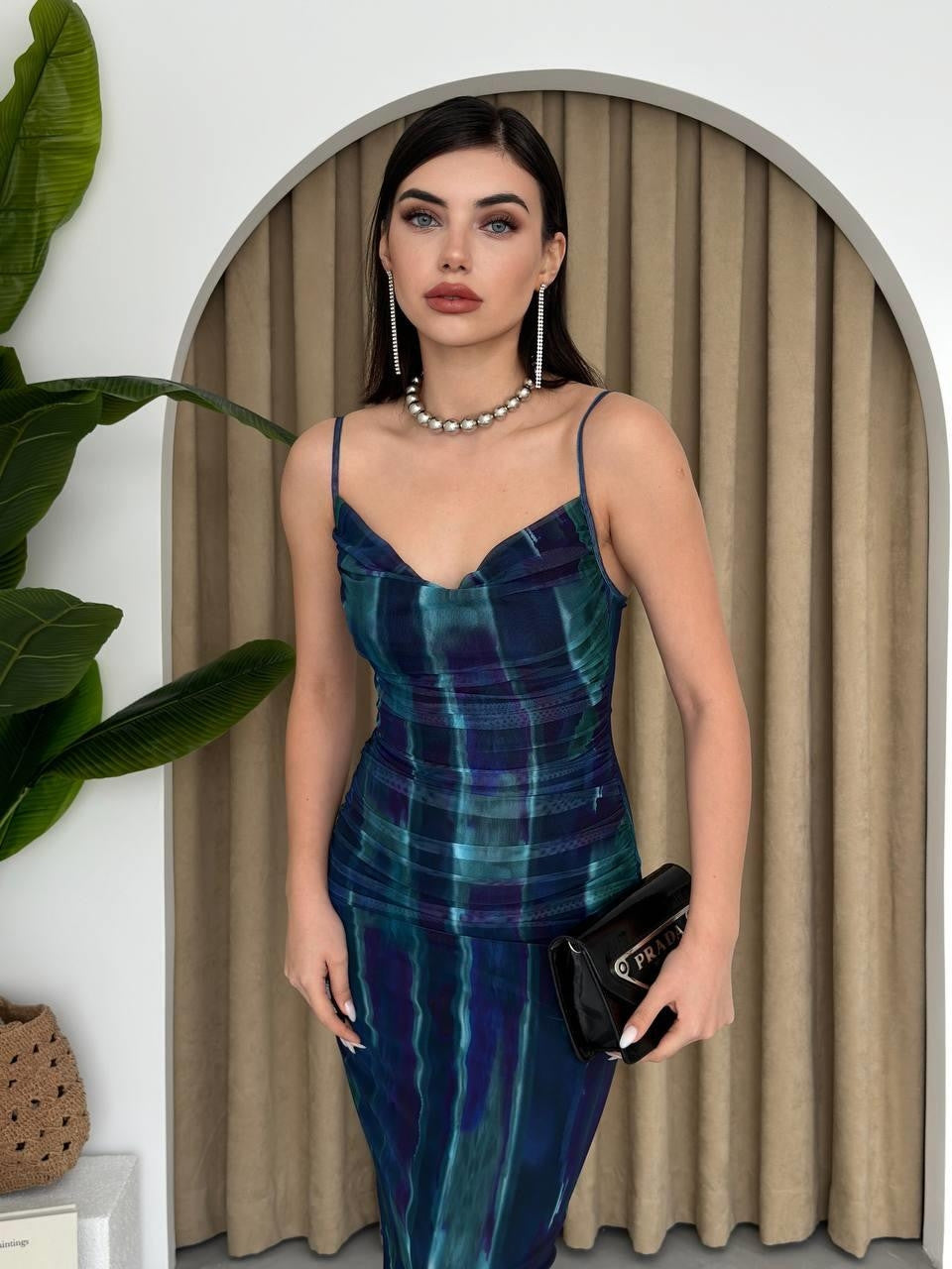 Oppo Kleid mit Seilträgern 