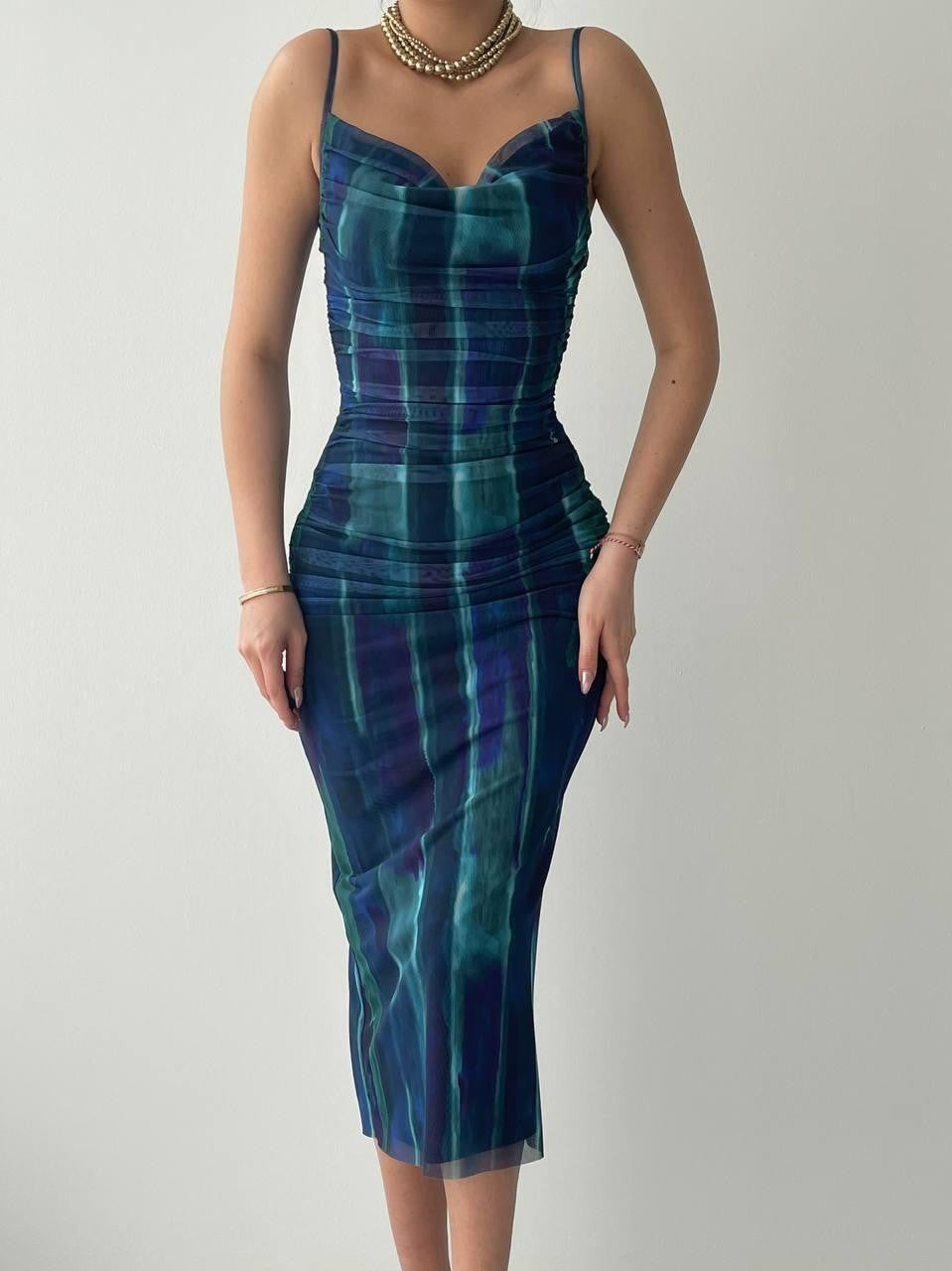 Oppo Kleid mit Seilträgern 