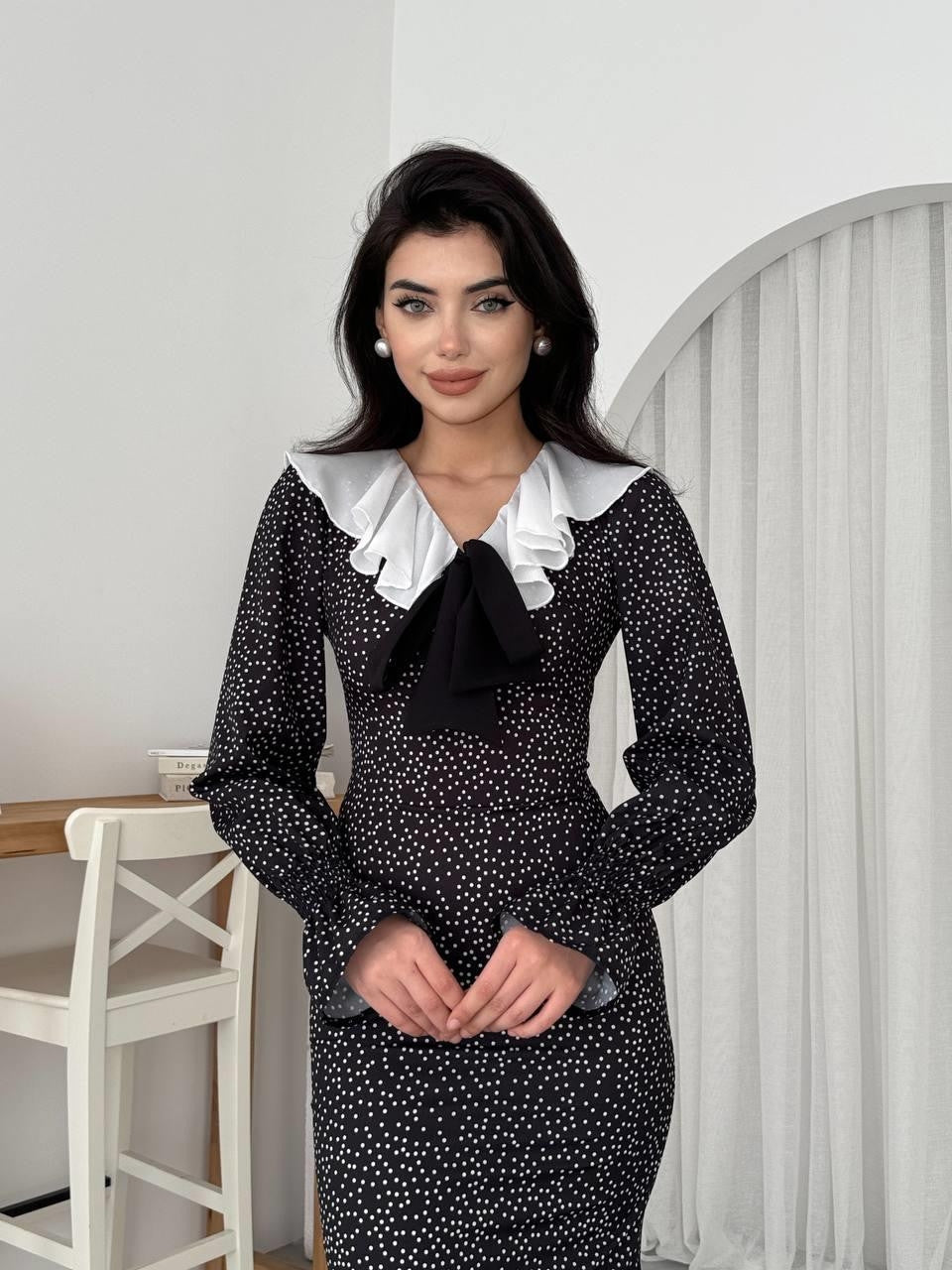 Ospe Fiyonklu Elbise