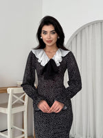 Ospe Fiyonklu Elbise