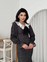 Ospe Fiyonklu Elbise