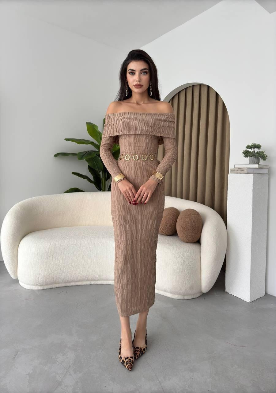 Ovieda Madonna-Kragenkleid 