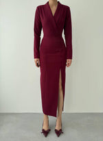 Pera Düğmeli Elbise