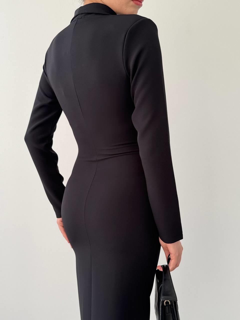 Pera Düğmeli Elbise